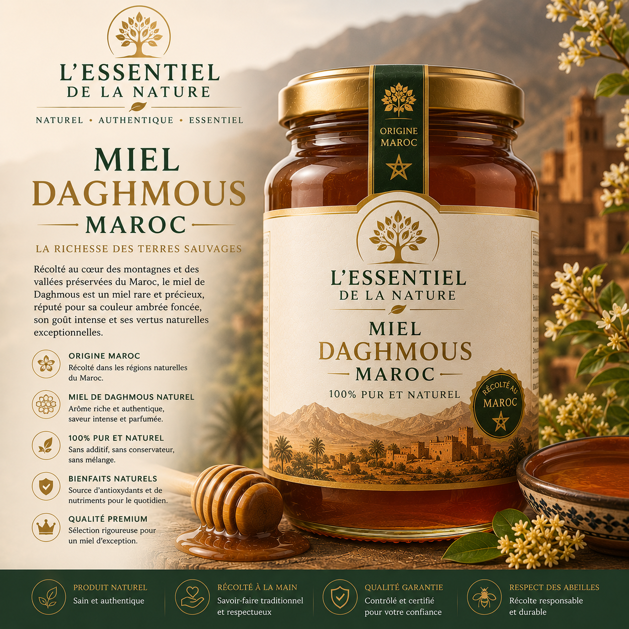 Miel Daghmous MAROC