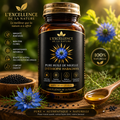 Huile de nigelle (Boîte de 60 gélules) 100% Pure Et Certifiée